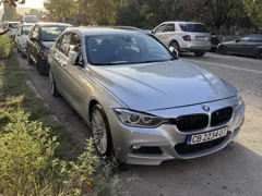 BMW 328i xDrive — Front view outdoors